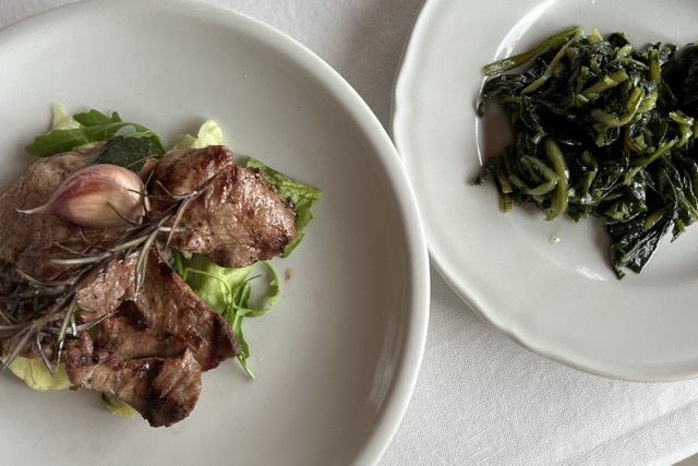 coscio di agnello marinato