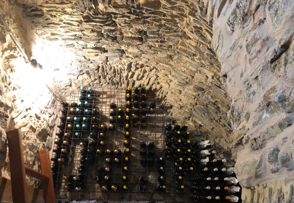 Uno scorcio della cantina…