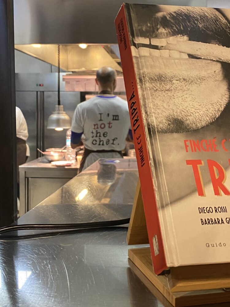 Trippa - il libro e Diego Rossi in cucina