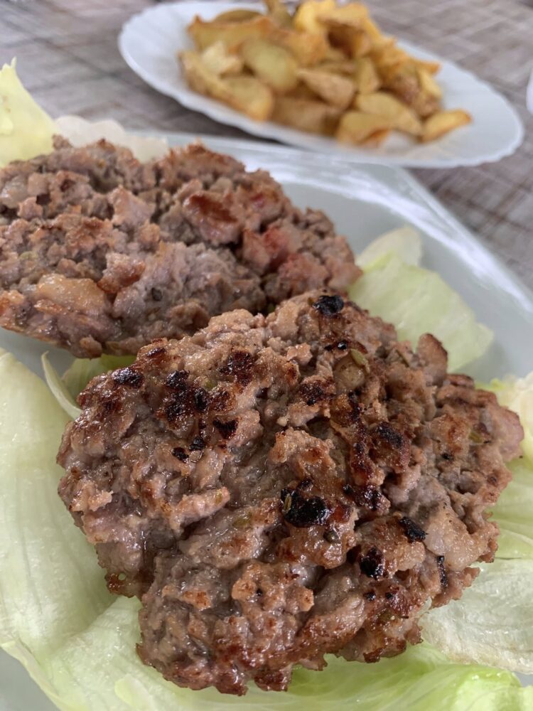 La Baita a Cuccaro Vetere, salsicce alla brace