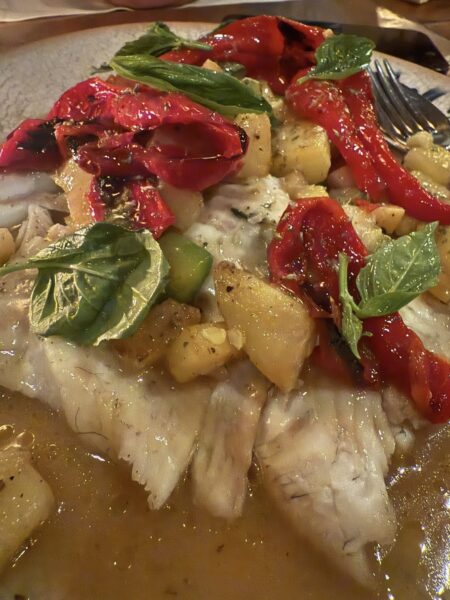 Osteria 57 - Rombo, patate e peperoni