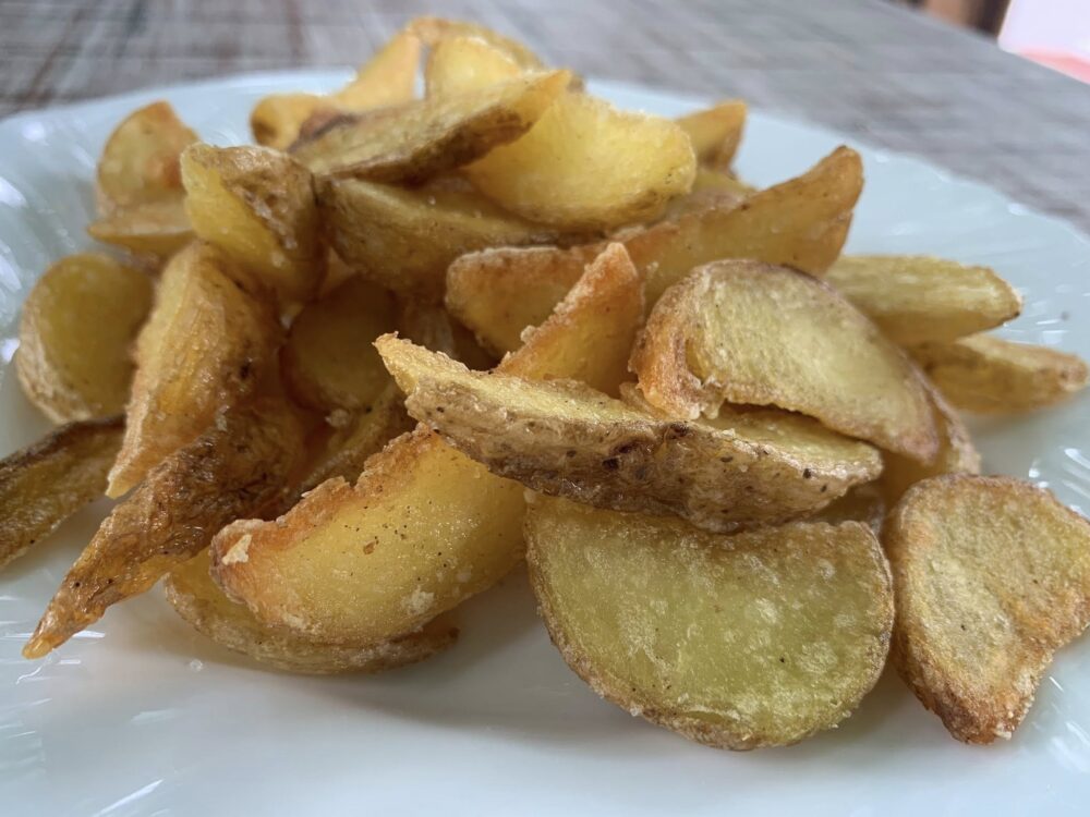 La Baita a Cuccaro Vetere, patate fritte