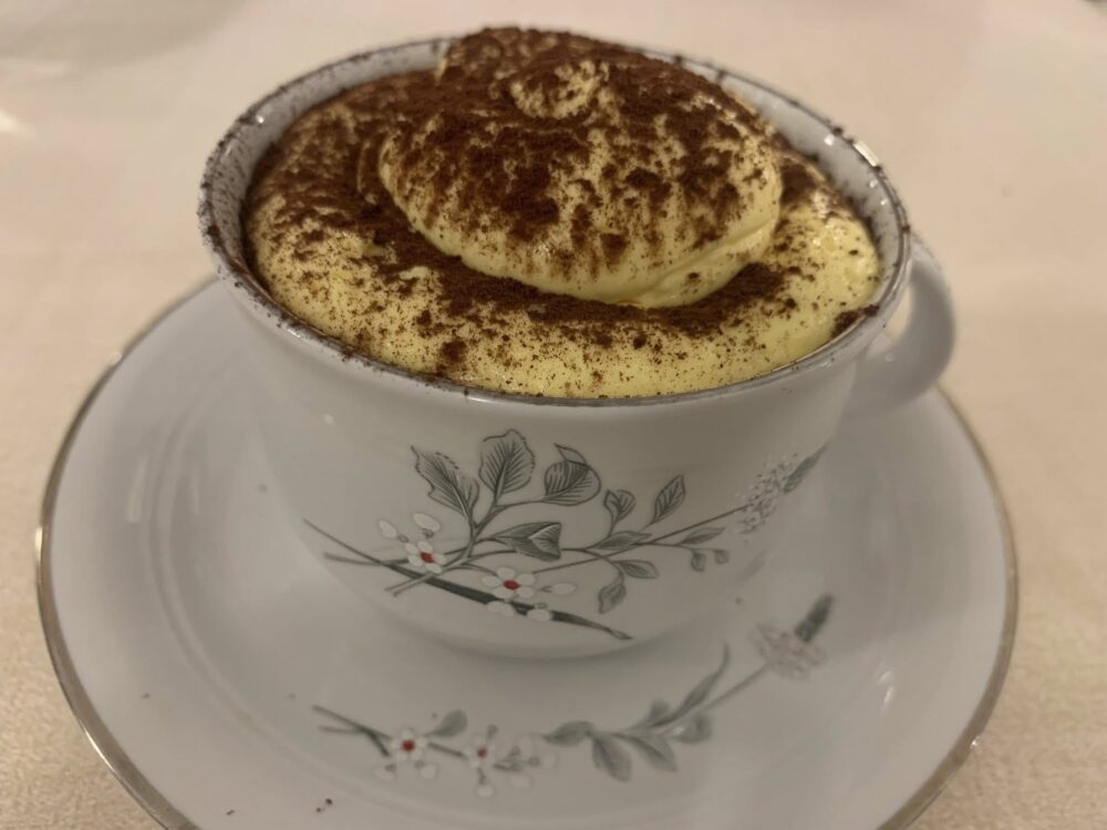 Ristorante Gallo a Roma, il tiramisù espresso