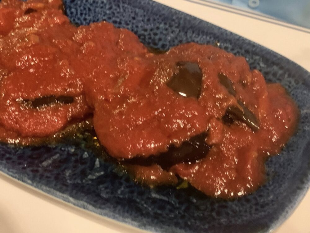  'A Tartana ad Acciaroli, melanzane mbuttunate alla cilentana