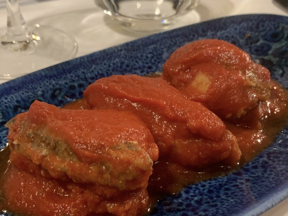  'A Tartana ad Acciaroli, alici imbottite alla cilentana