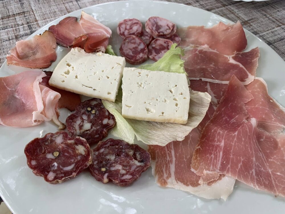 La Baita a Cuccaro Vetere, antipasto