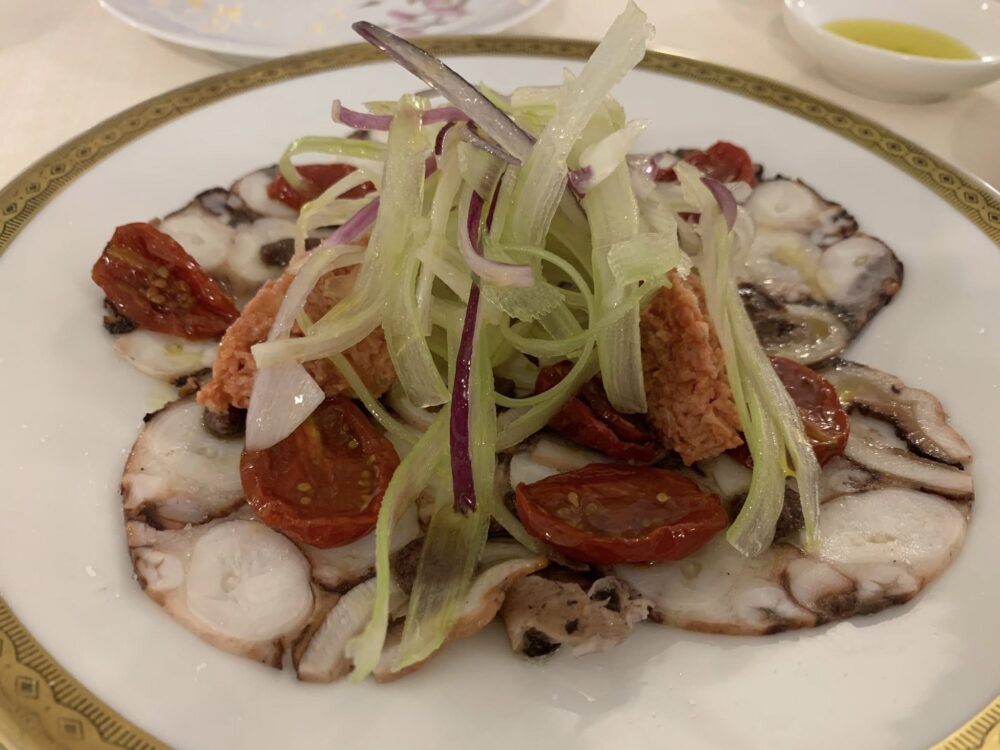 Ristorante Gallo a Roma, panzanella di polpo