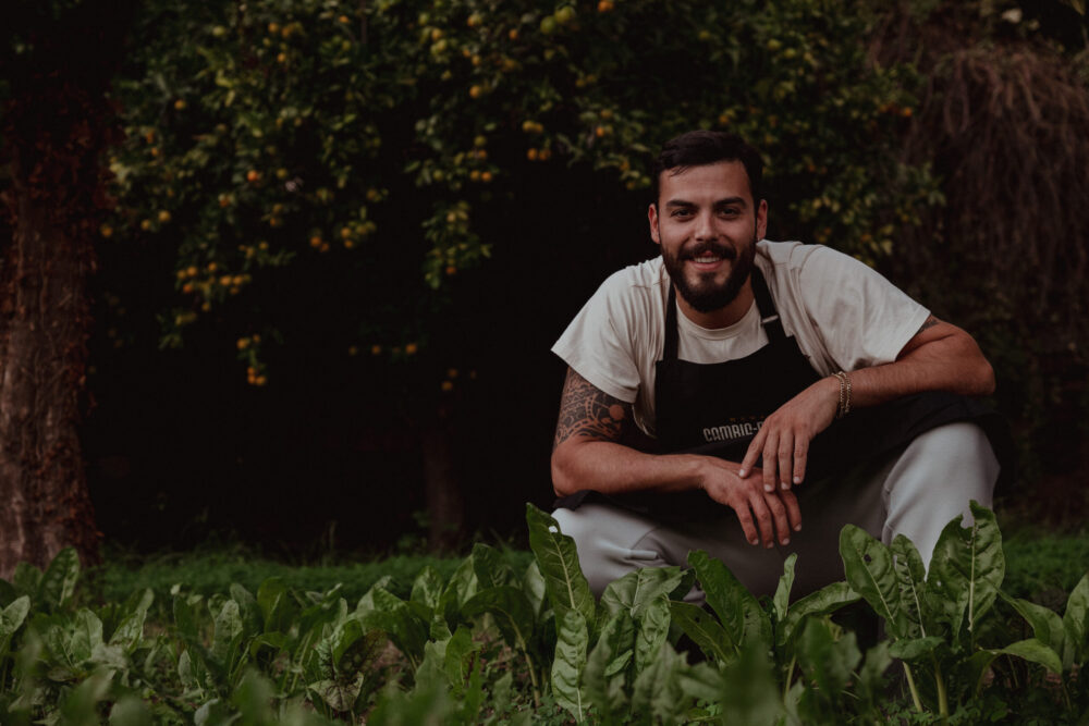 CICCIO VITIELLO NEL SUO ORTO BORBONICO