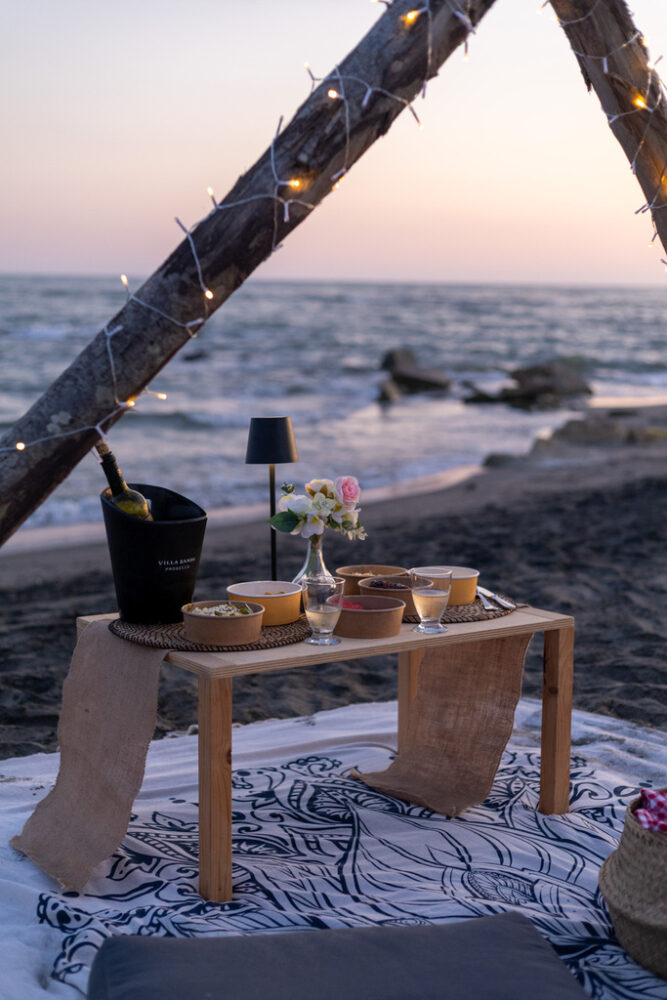 Cene Romantiche, cena in capanna
