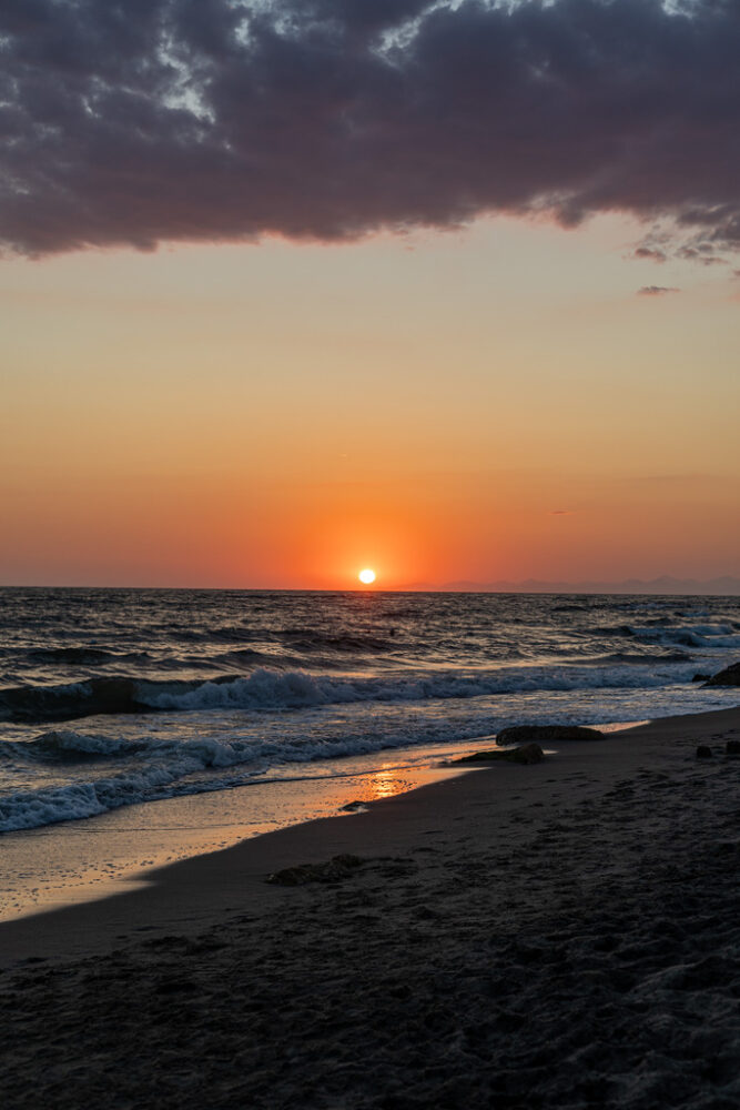 Cene Romantiche, tramonto