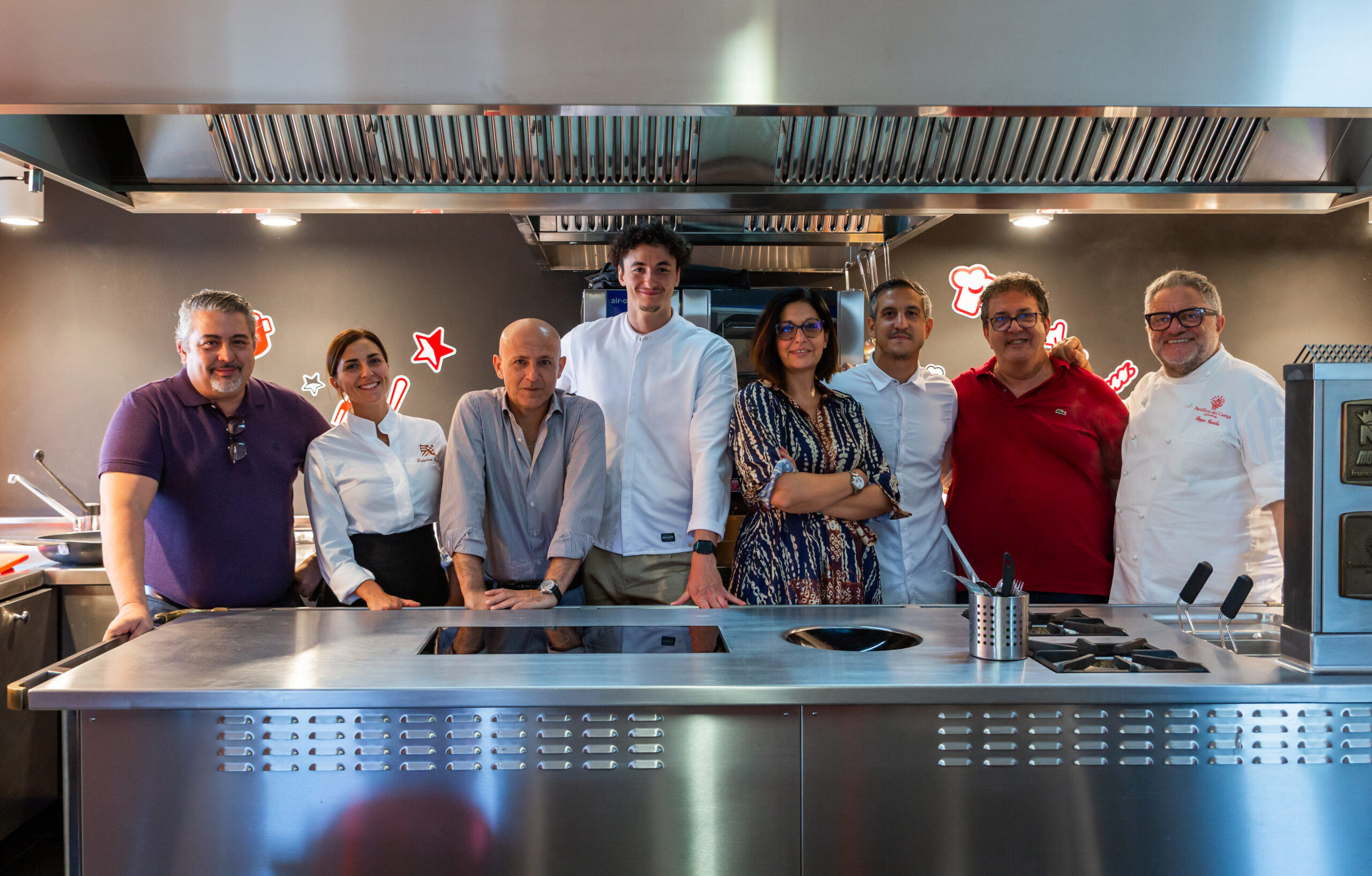 I finalisti e la giuria del contest "Primo Piatto dei Campi 2025"