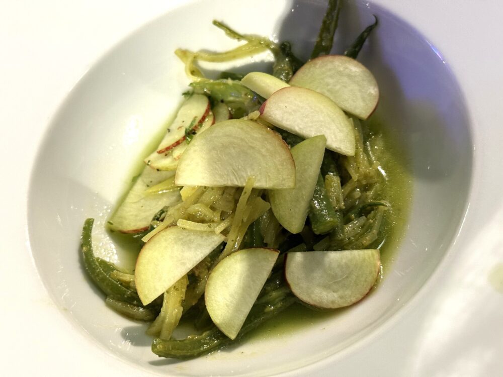 Fagiolini e pesche - Cantina Antisociale