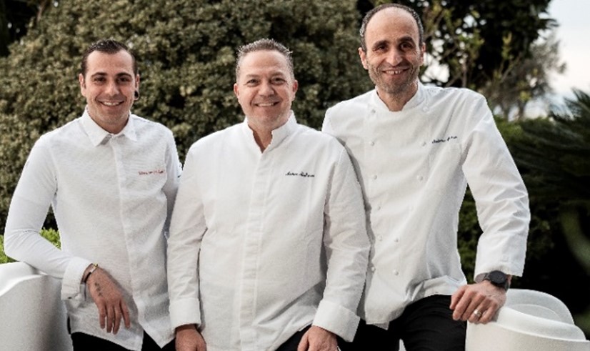 Gli chef Andrea Migliaccio Salvatore Elefante Vincenzo Tedeschi