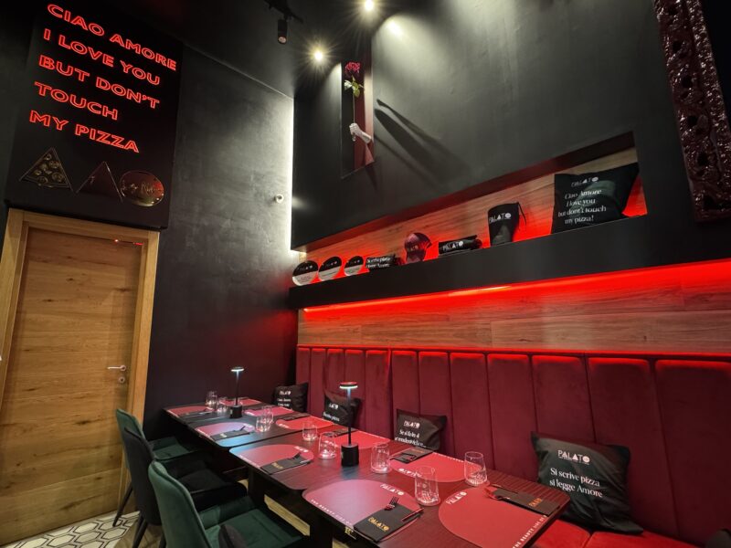 Gli interni di Palato