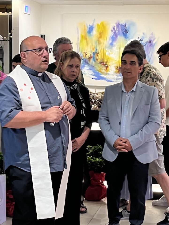 La benedizione del locale