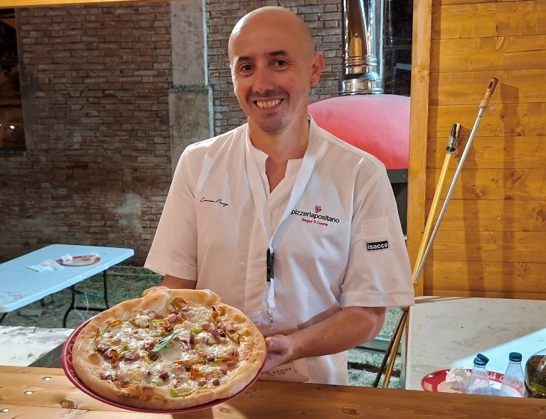 Paestum Pizza Fest 2025, Carmine Manzo di Positano - Battipaglia