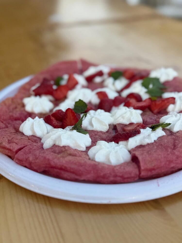 Pizza Rosa di maturazioni