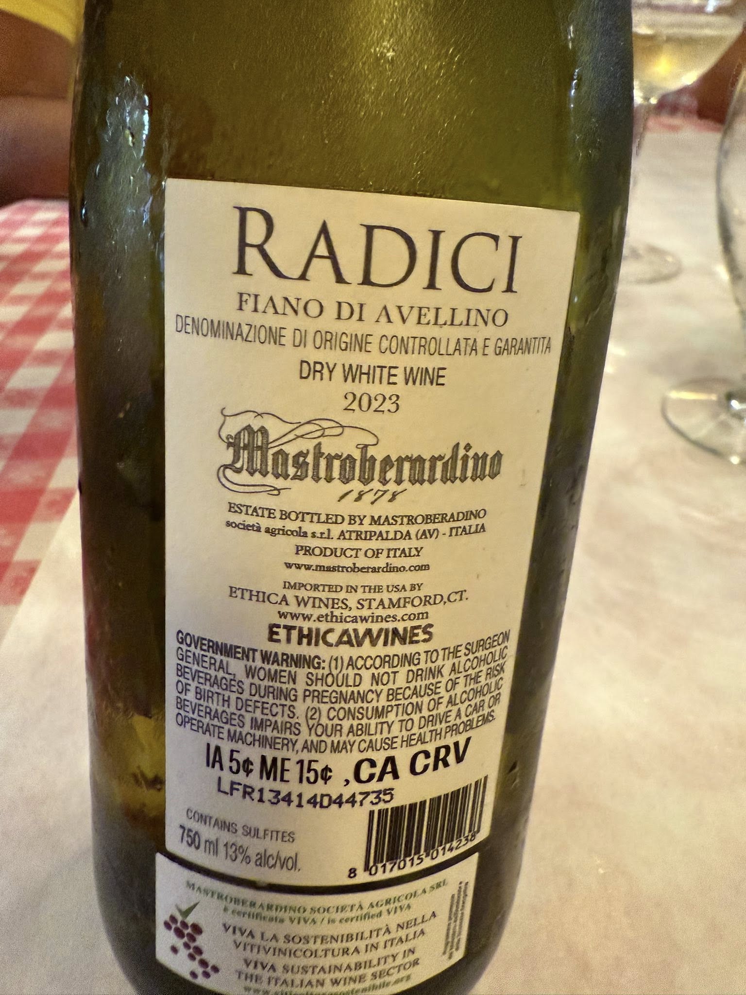 Fiano di Avellino Mastroberardino