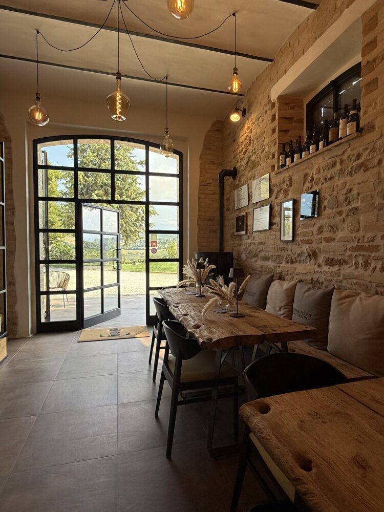 Sala degustazione - Cossignani L.E. Tempo