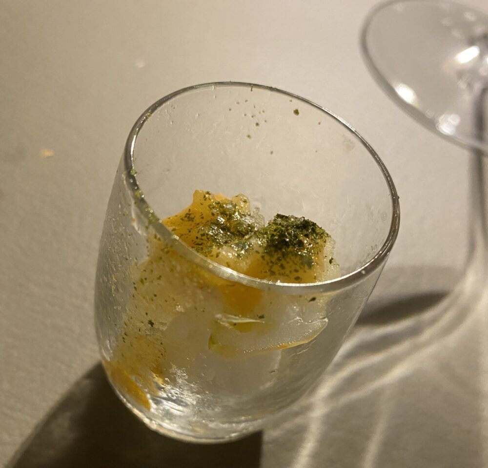 Signum - granita limoni, prezzemolo, peperoncino