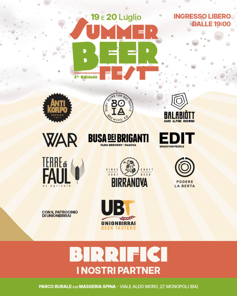 Summer Beer Fest - Birrifici