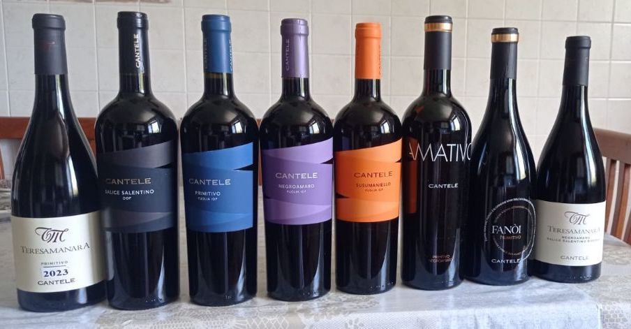 Vini rossi Cantele - Nuove annate