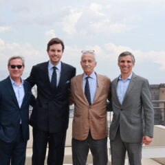 da sinistra Stefano San Martino, Francesco Naldi, Salvatore Naldi, Gianleo Bosticco