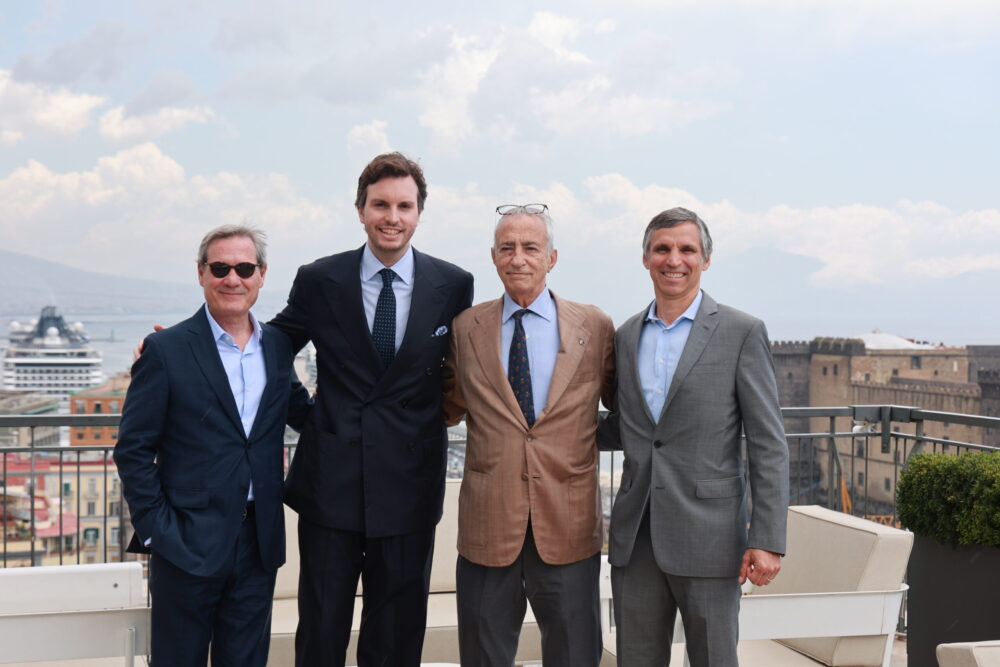 da sinistra Stefano San Martino, Francesco Naldi, Salvatore Naldi, Gianleo Bosticco