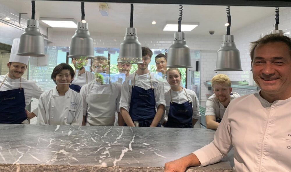 Le Clos des Senses, Franck Derouet con la sua equipe