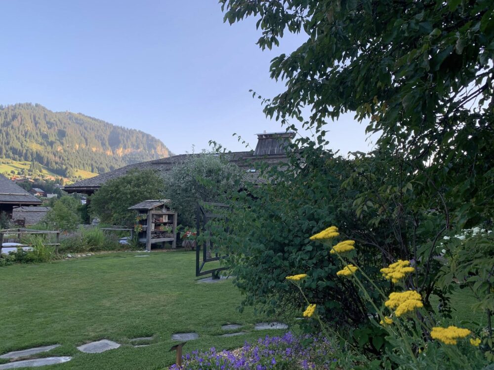 Les Fermes de Marie, il giardino