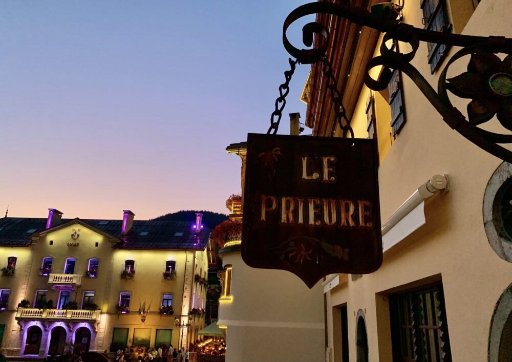 Restaurant Le Prieuré a Megeve