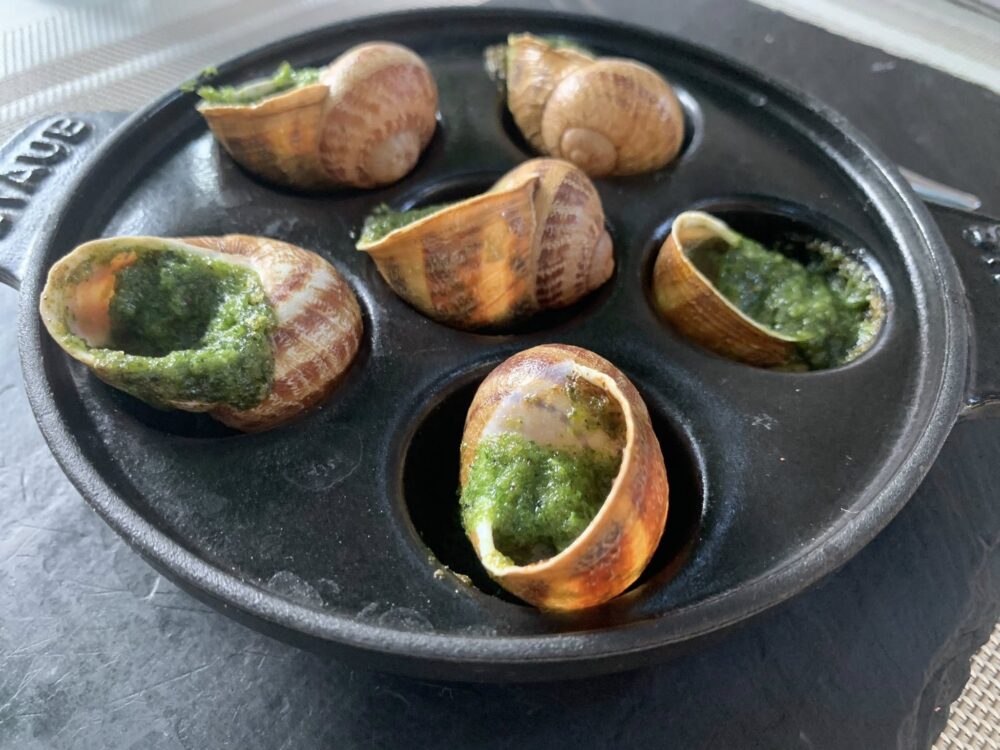 Le Torrent a Megeve, escargot