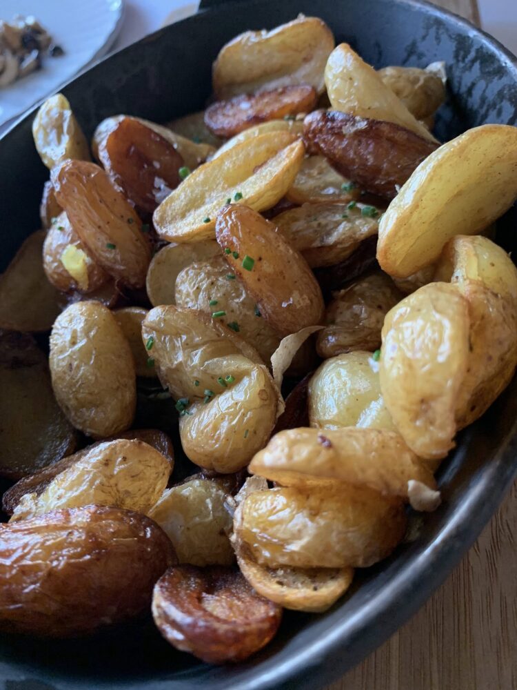 Restaurant Le Prieuré, patate al forno