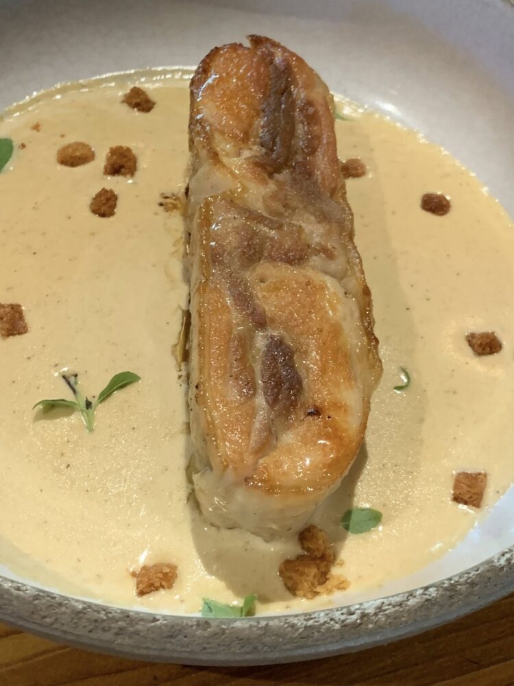 Le Refuge a Megeve, pollo di Bresse