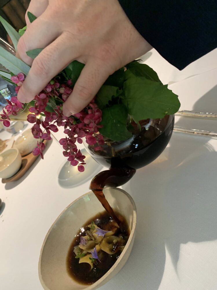 Le Clos des Senses, il servizio dei cappelletti