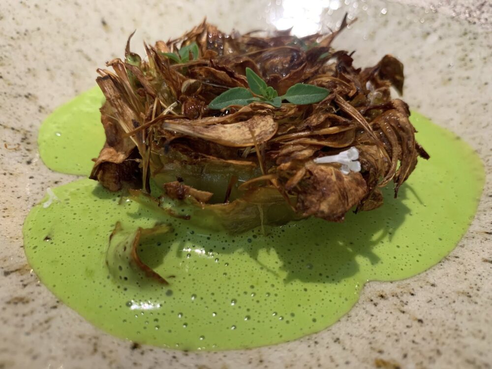 Le Clos des Senses, il carciofo