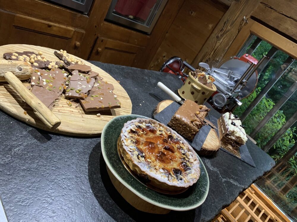 Les Fermes de Marie, il buffet dei dolci