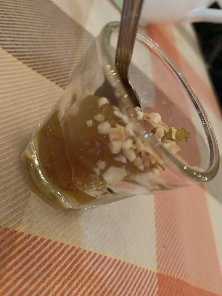 Agriturismo Capalia, fico sciroppato con nocciole e noci