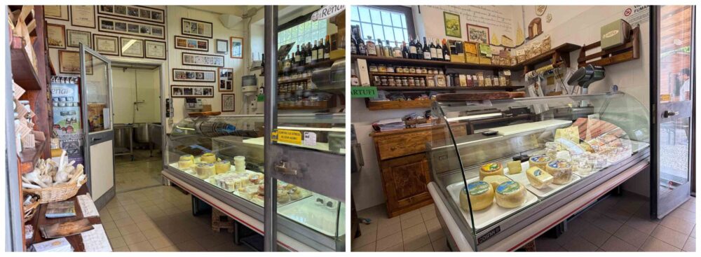 Ingresso e banco - Caseificio I Renai