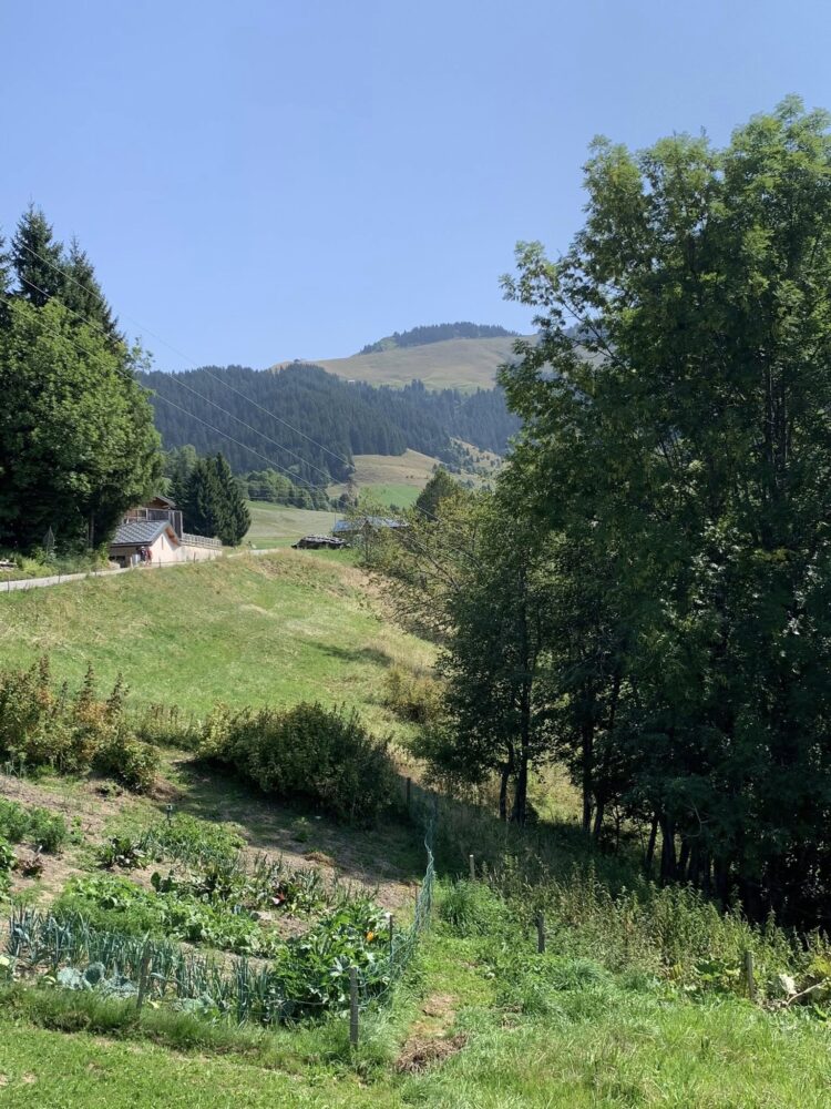 La ferme de Victorine, scorcio del paesaggio circostante