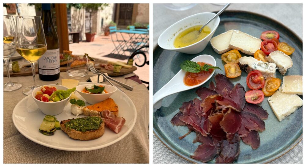 Lunch e Bresaola di cinghiale e selezione di caprini, Hotel della Fortezza - Sorano