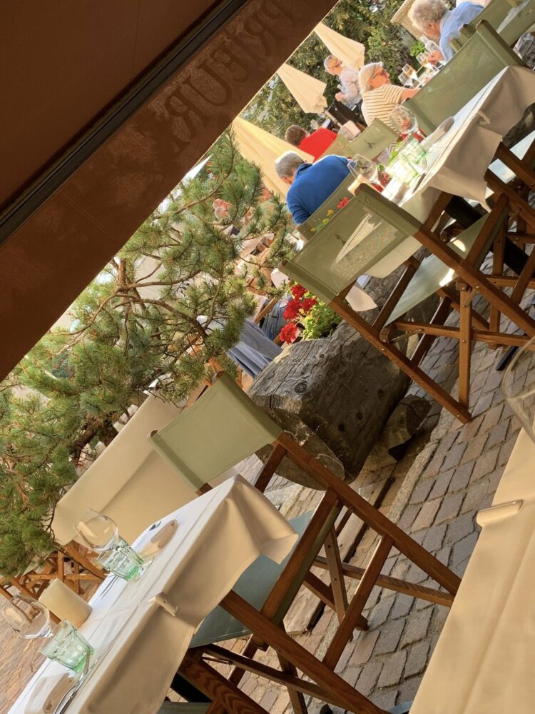 Restaurant Le Prieuré, il dehors