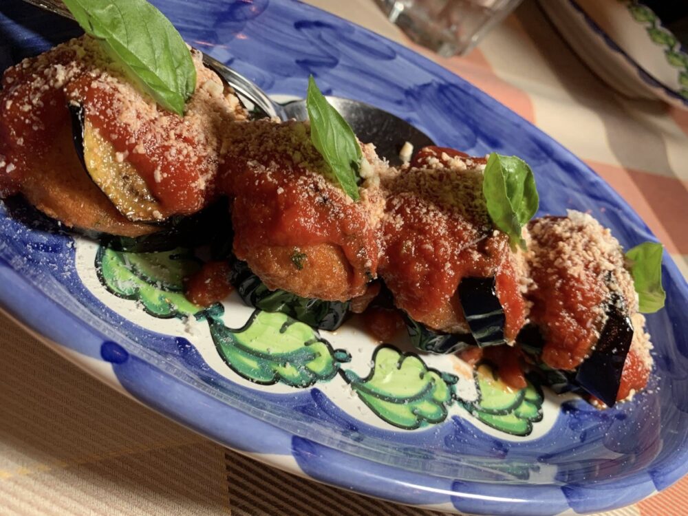 Agriturismo Capalia, melanzane impaccate