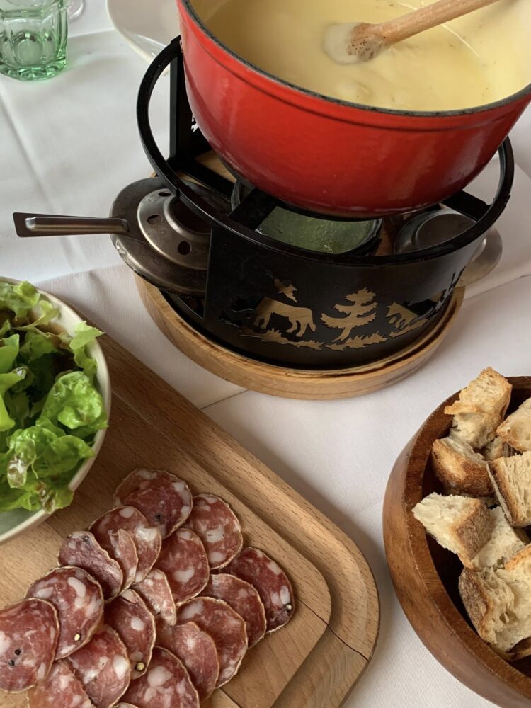 Restaurant Le Prieuré, la fonduta