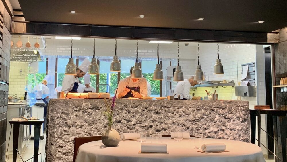 Le Clos des Senses, la cucina a vista