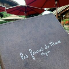 Les Fermes de Marie, menu