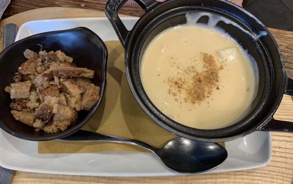  Osteria la Vache Folle, fonduta di fontina