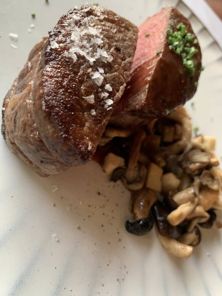 Restaurant Le Prieuré, filetto di manzo