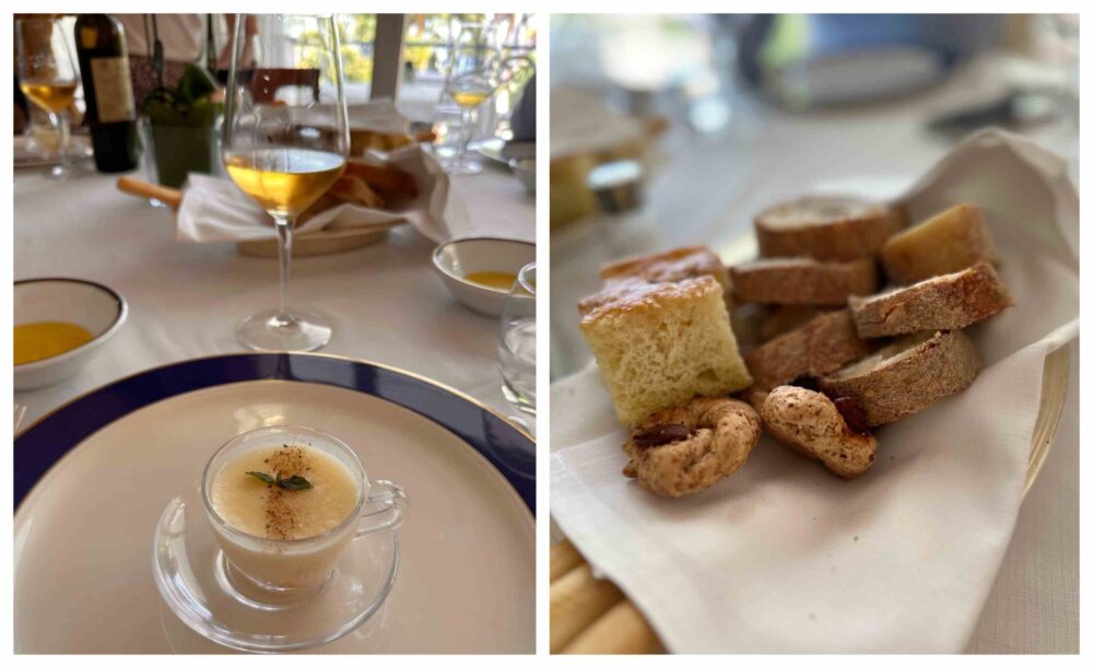 Excelsior Belvedere - il Cappuccino di astice e i lievitati