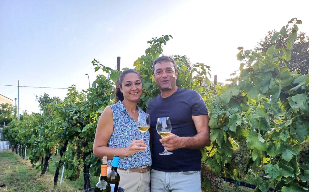 Maria Furgiero e il compagno di vita e di lavoro Massimo Infante